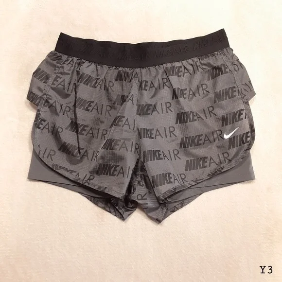 Nike Womans Lightweight Running Shorts Sz.L/Gray-Black/Lined/NikeAir All Print - Picture 10 of 10